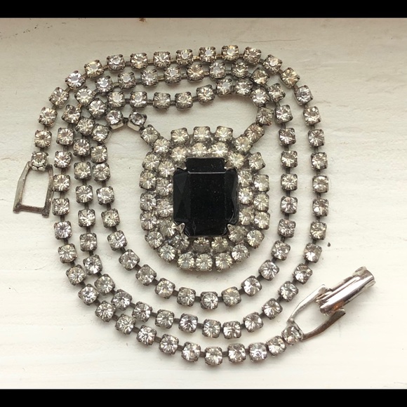 Vintage crystal necklace - Picture 4 of 8